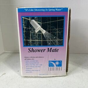 Equinox Shower Mate Model EQ-40 Water Treatment System Filter White Vintage USA
